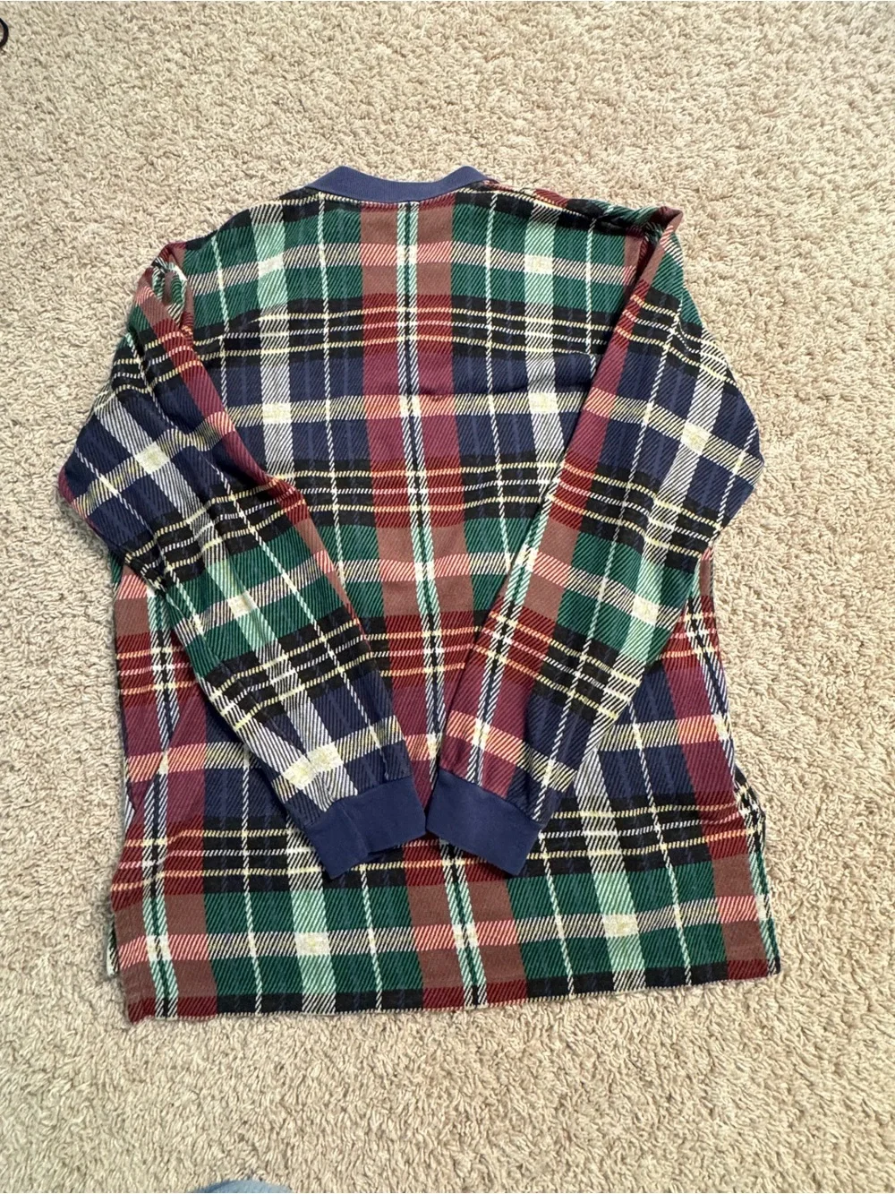 RARE Made In USA Polo Ralph Lauren Vintage 90s Plaid Cotton Size M